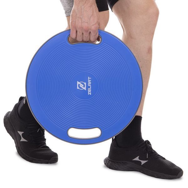 Диск балансировочный балансборд BALANCE BOARD Zelart FI-2583 40х8см синий-серый FI-2583 фото