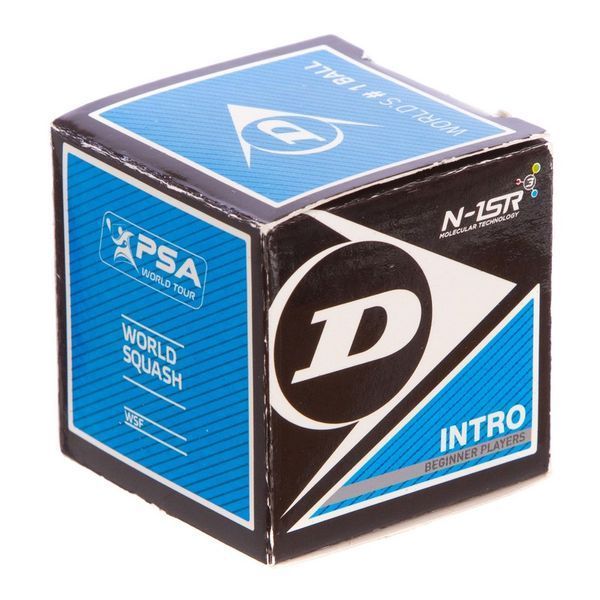 Мяч для сквоша DUNLOP INTERO DL700105 черный 1шт черный DL700105 фото