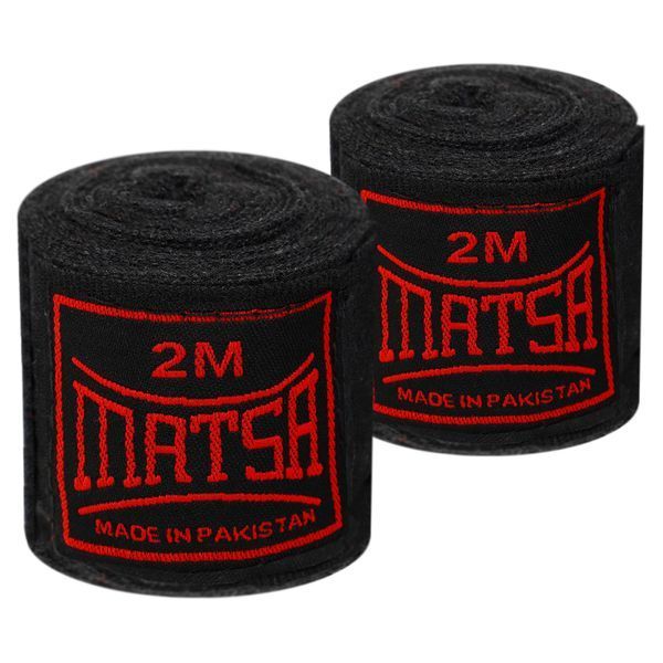 Бинты боксерские хлопок с эластаном 2штуки MATSA MA-6245-2 2м цвета в ассортименте MA-6245-2 фото