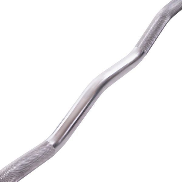 Штанга неразборная с фиксированным весом изогнутая полиуретановая Zelart Urethane Barbell TA-2690-35 длина-110см 35кг черный-салатовый TA-2690-35 фото