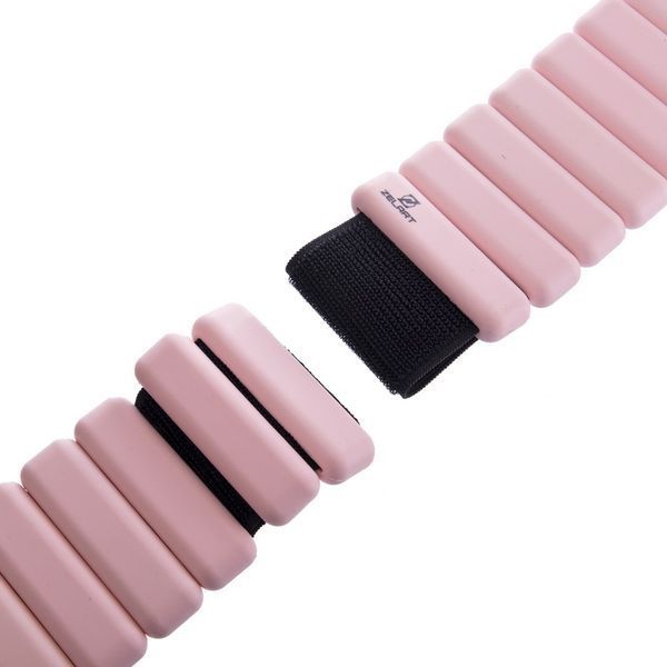 Обтяжувачі-браслети для рук ніг з силіконовим покриттям Zelart FITNESS BRACELETS FI-2237 2x0,5кг рожевий FI-2237 фото