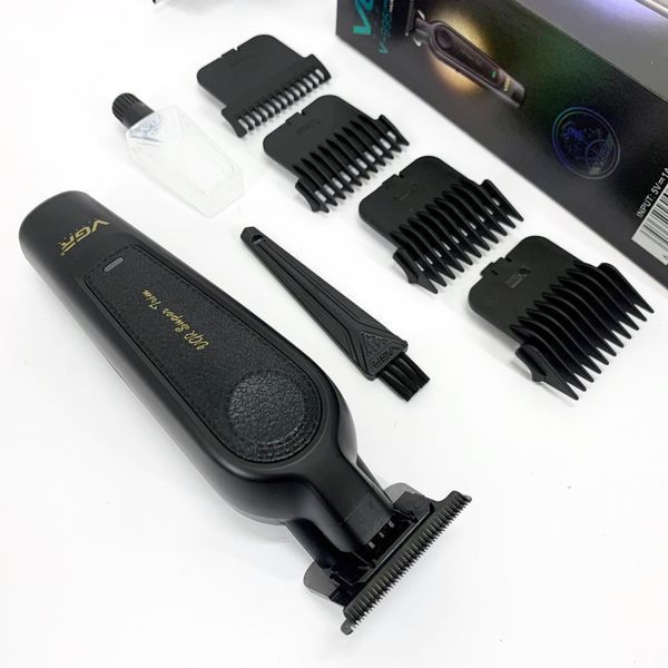 Акумуляторна машинка для стрижки VGR V-995 + 4 насадки, 2000 мАг, USB ws63998 фото