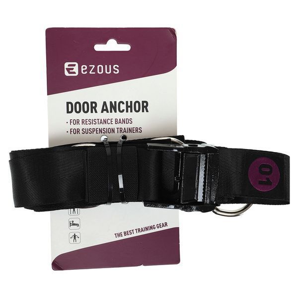 Дверной фиксатор Якорь для эспандеров FASTEN TYPE DOOR ANCHOR EZOUS G-05 черный-фиолетовый G-05 фото