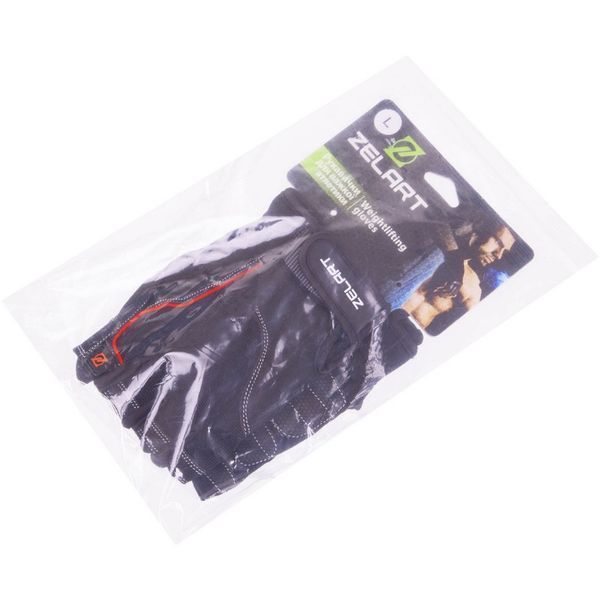 Перчатки спортивные Zelart SB-161566 S-XXL черный XL SB-161566 фото