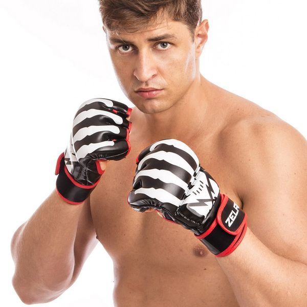 Перчатки для смешанных единоборств MMA Zelart BO-1395 S-L цвета в ассортименте L BO-1395 фото