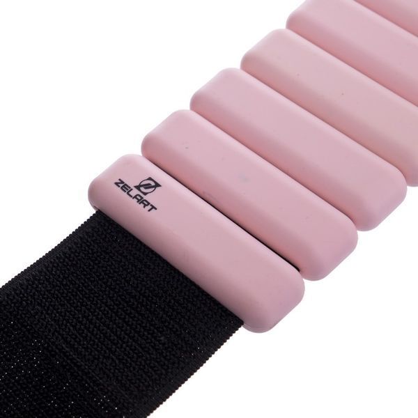 Обтяжувачі-браслети для рук ніг з силіконовим покриттям Zelart FITNESS BRACELETS FI-2237 2x0,5кг рожевий FI-2237 фото