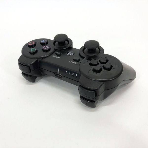 Игровой беспроводной геймпад Doubleshock PS3/PC аккумуляторный джойстик с функцией вибрации. Цвет: черный ws52595 фото