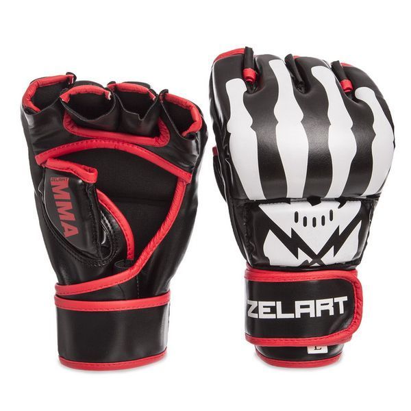 Перчатки для смешанных единоборств MMA Zelart BO-1395 S-L цвета в ассортименте L BO-1395 фото