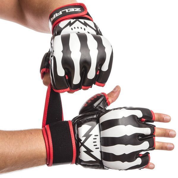Перчатки для смешанных единоборств MMA Zelart BO-1395 S-L цвета в ассортименте L BO-1395 фото