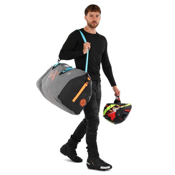 Мотосумка водонепроницаемая SCOYCO MB26 60л 70x50x32см серый-оранжевый MB26 фото