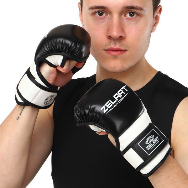Рукавиці Краби спарингові для MMA Zelart BO-4612 S-XL кольори в асортименті S BO-4612 фото