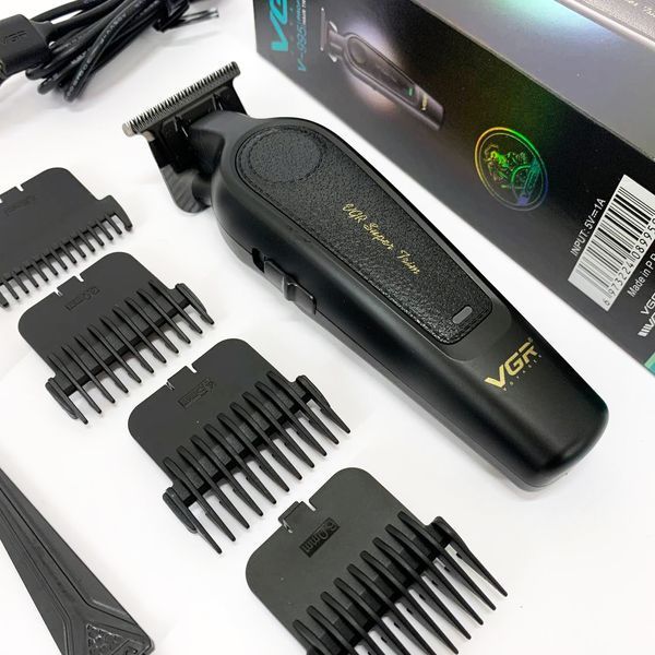 Акумуляторна машинка для стрижки VGR V-995 + 4 насадки, 2000 мАг, USB ws63998 фото