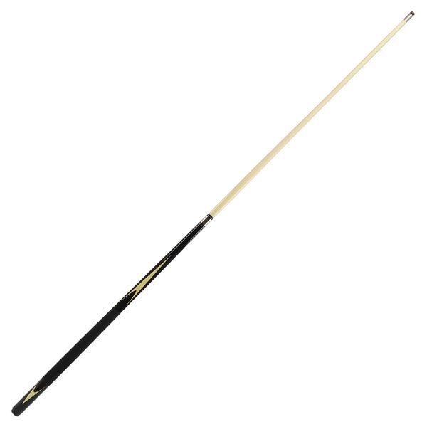 Кий бильярдный для русской пирамиды двухсоставной разборной GRAMAX CARBON KS-6206 160x1,3см черный-бежевый KS-6206 фото