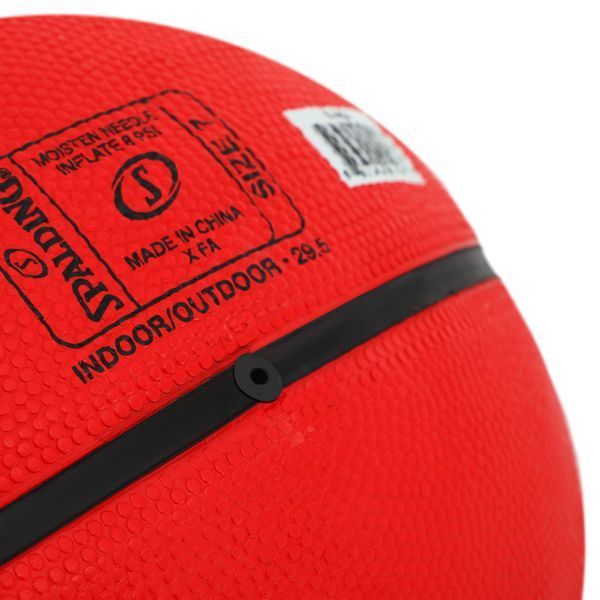 Мяч баскетбольный резиновый SPALDING TRIPLE THREAT 84546Z размер 7 серый-красный 84546Z фото