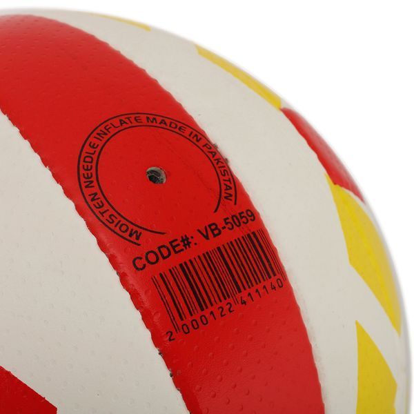 Мяч волейбольный BALLONSTAR VB-5059 №5 PU белый-красный-желтый VB-5059 фото