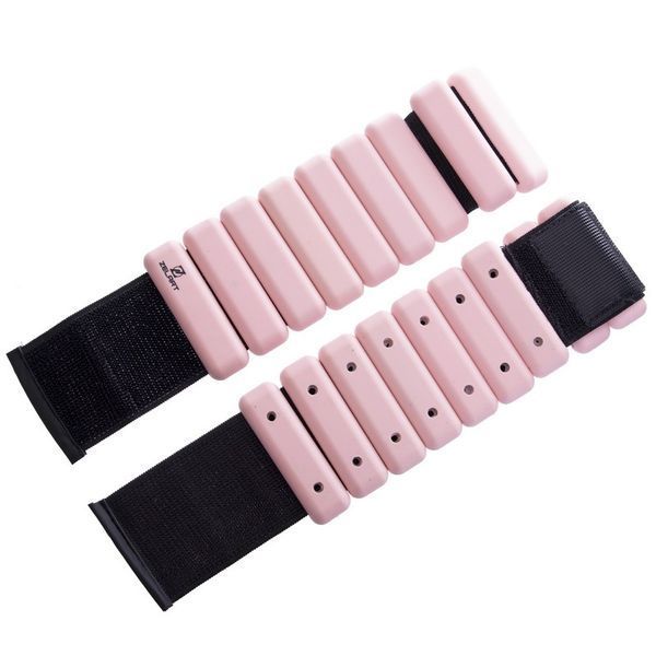 Обтяжувачі-браслети для рук ніг з силіконовим покриттям Zelart FITNESS BRACELETS FI-2237 2x0,5кг рожевий FI-2237 фото