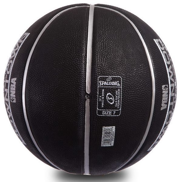 М'яч баскетбольний гумовий SPALDING DOWNTOWN OUTDOOR 83205Z розмір 7 чорний 83205Z фото
