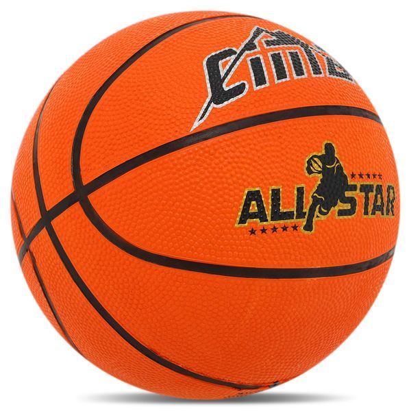 Мяч баскетбольный резиновый CIMA BA-8965 BASKET размер 7 оранжевый BA-8965 фото