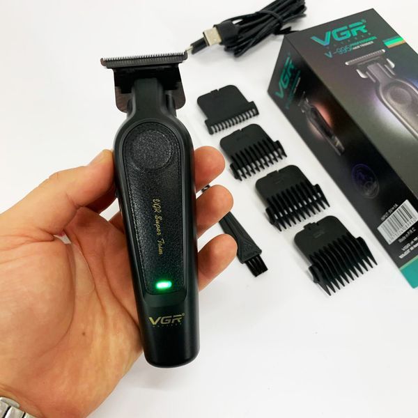 Акумуляторна машинка для стрижки VGR V-995 + 4 насадки, 2000 мАг, USB ws63998 фото