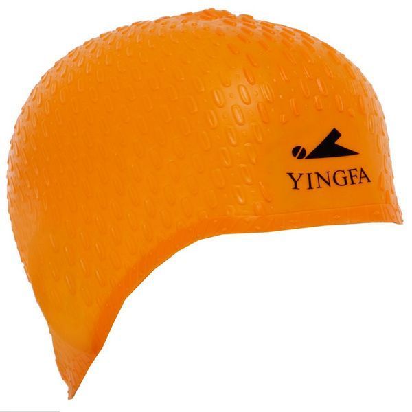 Шапочка для плавания силиконовая на длинные волосы YINGFA C0061 цвета в ассортименте C0061 фото