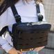 Тактическая нагрудная сумка с Cordura 1000D, мужская разгрузка черная ws92143 фото 9
