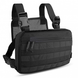 Тактическая нагрудная сумка с Cordura 1000D, мужская разгрузка черная ws92143 фото 20