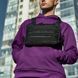 Тактическая нагрудная сумка с Cordura 1000D, мужская разгрузка черная ws92143 фото 4
