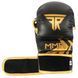 Перчатки Крабы спаринговые для MMA FISTRAGE VL-5521 S-XL черный-золотой M VL-5521 фото 9