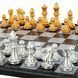 Шахматы настольная игра пластиковые на магнитах Bear Card 2412A размер 32см x 32см х 2см 2412A фото 2