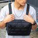 Тактическая нагрудная сумка с Cordura 1000D, мужская разгрузка черная ws92143 фото 10