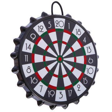 Дартс магнитный с крышками от бутылок BOTTLE CAP 10 крышек и мишень SP-Sport A003P 23см A003P фото