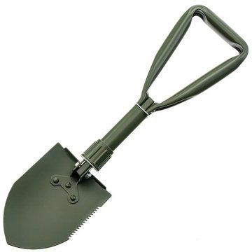 Лопата туристическая многофункциональная Shovel 009, мини лопата для кемпинга, саперная лопата. Цвет: зеленый ws54484-1 фото