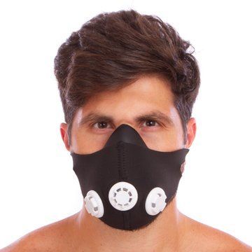 Маска тренировочная дыхательная для кроссфита Training Mask Zelart FI-5324 черный FI-5324 фото
