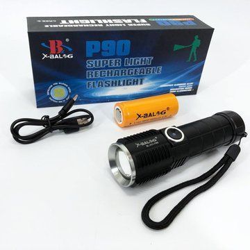 Фонарик ручной тактический Bailong BL-X31-P90, водонепроницаемый фонарь, карманный мини фонарь ws19313 фото