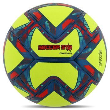 М'яч футбольний HIBRED SOCCER STAR FB-6039 №5 PU кольори в асортименті FB-6039 фото