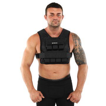 Жилет утяжелитель с регулируемым весом Zelart WEIGTH VEST TA-7815-15 вес-1-15кг черный TA-7815-15 фото
