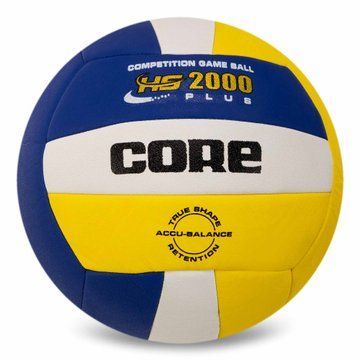 Мяч волейбольный CORE HYBRID CRV-030 №5 PU синий-желтый-белый CRV-030 фото