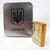 Дуговая электроимпульсная USB зажигалка Украина (металлическая коробка) HL-449. Цвет: золотой ws83294-3 фото