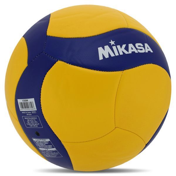 Мяч волейбольный MIKASA V355W №5 PU желтый-синий V355W фото
