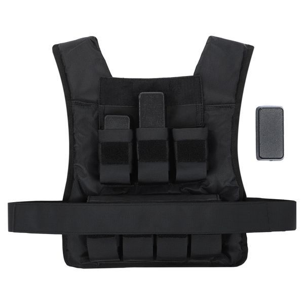Жилет утяжелитель с регулируемым весом Zelart WEIGTH VEST TA-7815-15 вес-1-15кг черный TA-7815-15 фото