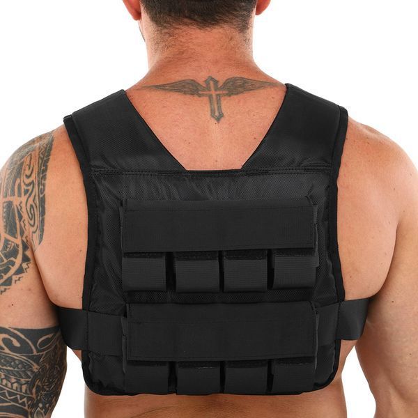 Жилет утяжелитель с регулируемым весом Zelart WEIGTH VEST TA-7815-15 вес-1-15кг черный TA-7815-15 фото