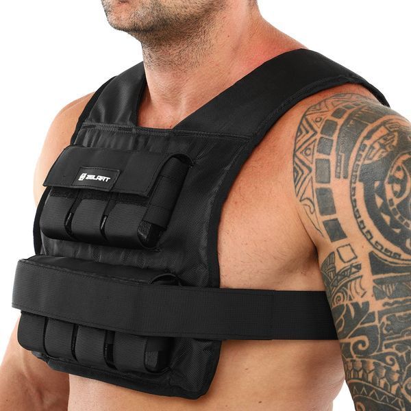 Жилет утяжелитель с регулируемым весом Zelart WEIGTH VEST TA-7815-15 вес-1-15кг черный TA-7815-15 фото