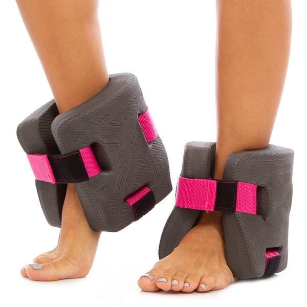 Акваманжеты мягкие отягощения для аквафитнеса и аквааэробики MadWave AQUA JOGGER M082902 2шт серый M082902 фото