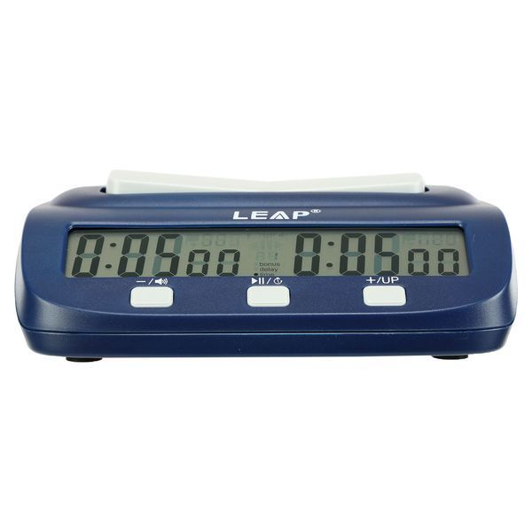 Часы шахматные электронные многофункциональные LEAP PQ9923 пластик черный PQ9923 фото