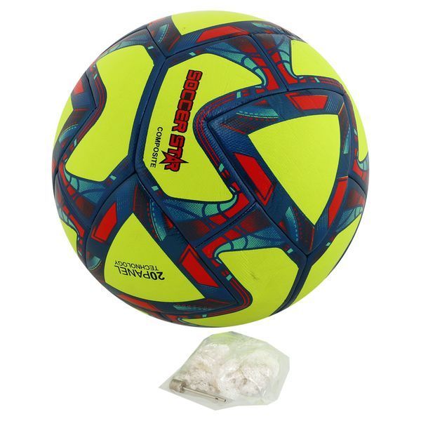 М'яч футбольний HIBRED SOCCER STAR FB-6039 №5 PU кольори в асортименті FB-6039 фото