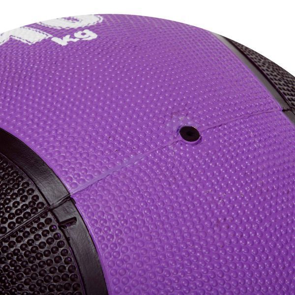 Медбол м'яч медичний Medicine Ball Zelart FI-5121-10 10кг фіолетовий-чорний FI-5121-10 фото