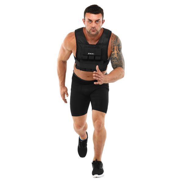 Жилет утяжелитель с регулируемым весом Zelart WEIGTH VEST TA-7815-15 вес-1-15кг черный TA-7815-15 фото
