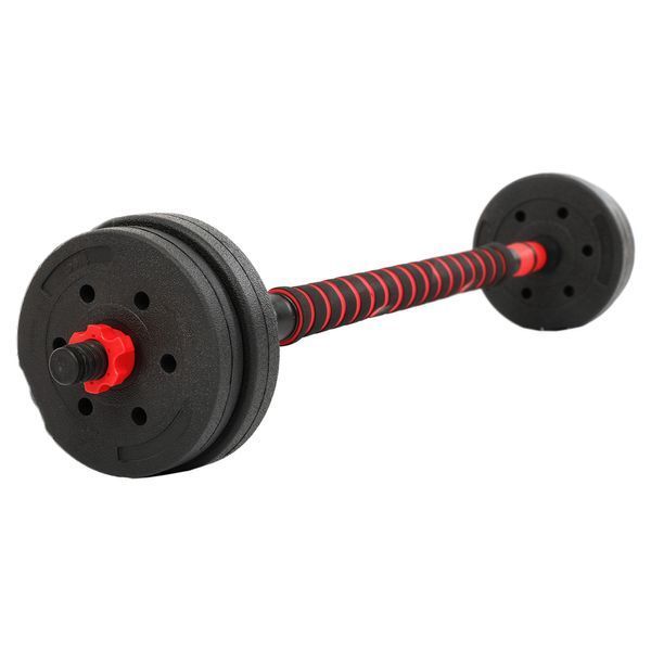 Гантели трансформер превращаются в штангу 3в1 SP-Sport TA-9455-10 10кг черный-красный TA-9455-10 фото