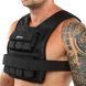 Жилет утяжелитель с регулируемым весом Zelart WEIGTH VEST TA-7815-15 вес-1-15кг черный TA-7815-15 фото 9