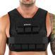 Жилет утяжелитель с регулируемым весом Zelart WEIGTH VEST TA-7815-15 вес-1-15кг черный TA-7815-15 фото 7